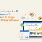 Generative AI Usage Based Billing Software